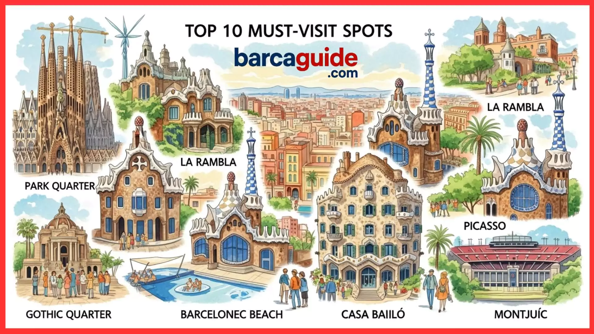 Top 10 Must-Visit Spots in Barcelona You’ll Love